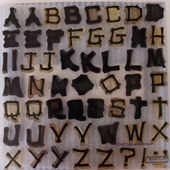 Tropicana alphabet - Picture 1 of 1